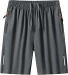 Mens Athletic Running Shorts,5 inch Quick Dry Lightweight Two Packets Gym Workout Basketball Hiking Golf Casual Short