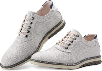 Men’s High Top Canvas Sneakers Fashion Lace up Walking Shoes Casual Classic