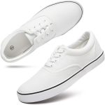 Mens Classic Casual Shoes,Lace-up Fashion Sneakers,Low Top Canvas Sneakers for Men